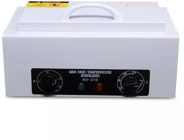 Main image of 300W Heat Sterilizer 1.5L Mini Dry Heat Sterilizer Cabinet High Temperature Cleaning Box with Timer for Nail Spa Pedicure Hairdressing Metal Tools