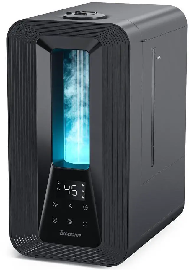 Main image of 6L Humidifiers for Bedroom, Cool Mist Top Fill Humidifier with Aroma Diffuser, Humidistat, Night Light, 50H Runtime, Quiet Ultrasonic Humidifiers for Home Large Room, Baby Nursery, Plants