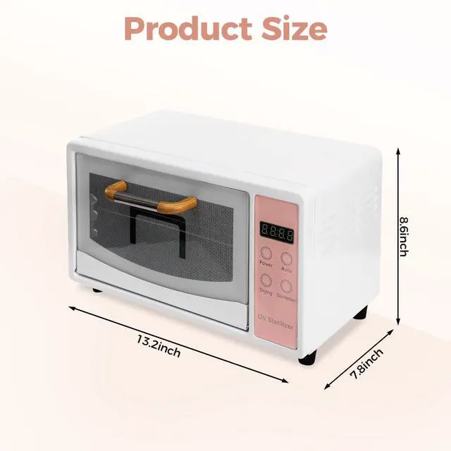 Alt view image 4 of 7 - Nail Tool Cabinet, 10L Large Sterilizer for NailTools, Multi-Functional Nail Cleaner Box for Home Use, Barbers, Beauty Salons, andSpas (Pink)