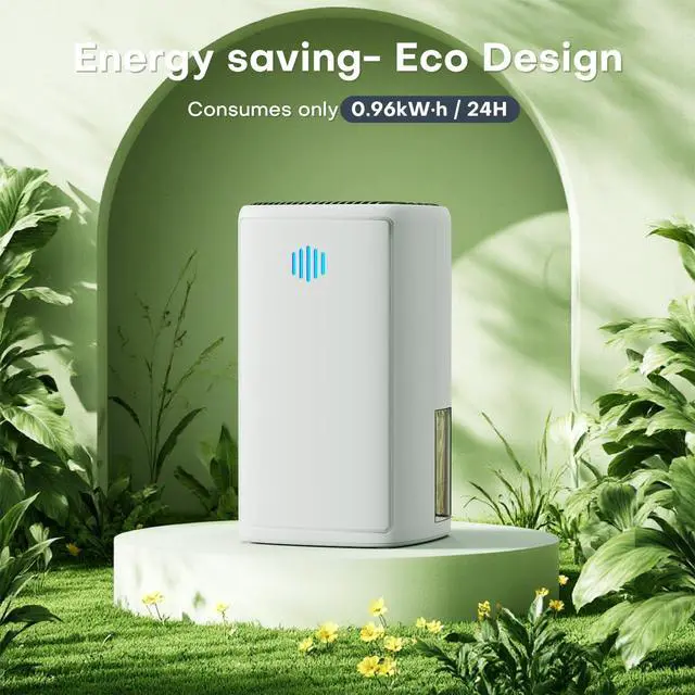 Alt view image 5 of 7 - Dehumidifier,TABYIK 38OZ,Small,Quiet, Energy-Saving Dehumidifier with Auto Shut Off, for Bathrooms, Closets, and RVs