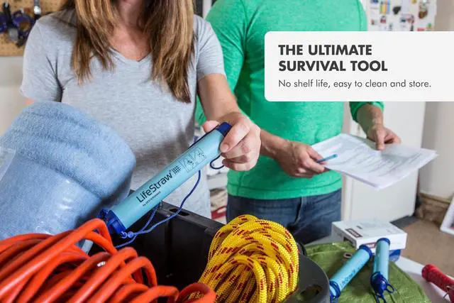 Alt view image 7 of 7 - Personal Water Purifier for Hiking, Camping, Travel, and Emergency Preparedness