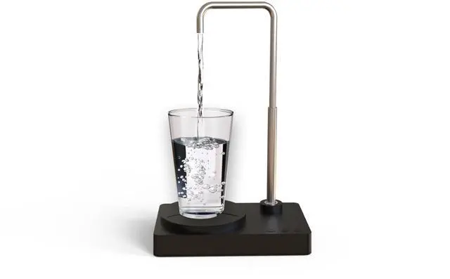 Main image of Desk Water Dispenser- Intelligent Desktop Water Bottle, Automatic Water Pump for Universal Bottle Water Dispenser USB Charging Jug Pump for Home, Office, Outdoor (Black)