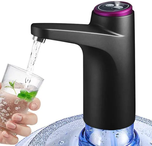 Main image of Water Dispenser for 5 Gallon Bottle, 600ml Quantitative Water Pump,2 Colors Power Light,Portable USB Charging Electric Bottle Pump,Multipurpose Dispenser for Home Camping for 2-5 Gallon Jugs