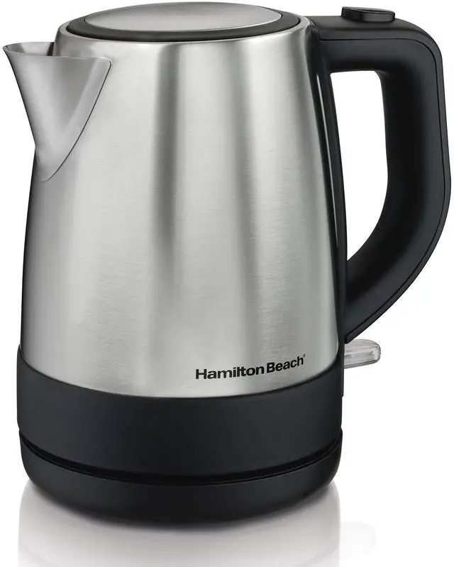 Main image of Electric Tea Kettle, Water Boiler & Heater, 1 L, Cordless, Auto-Shutoff & Boil-Dry Protection, Stainless Steel (40998)