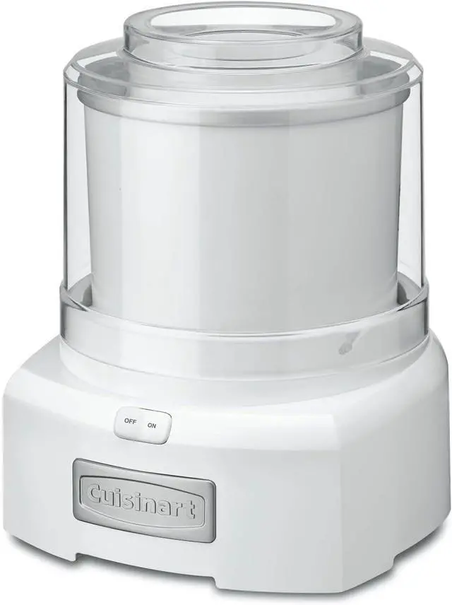 Main image of Ice Cream Maker, 1.5 Quart Double Insulated, Sorbet and Frozen Yogurt Maker, Ready in 20 Minutes, ICE-21P1, White