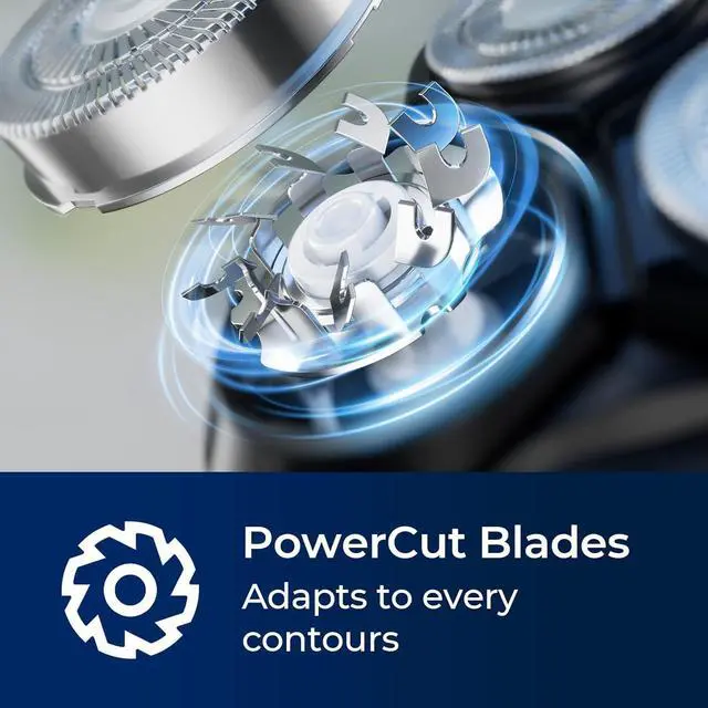 Alt view image 2 of 7 - -- Electric Razor for Men: IPX7 Travel Grooming Kit