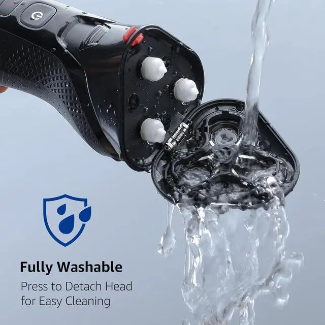 Alt view image 5 of 7 - -- Electric Razor for Men: IPX7 Travel Grooming Kit