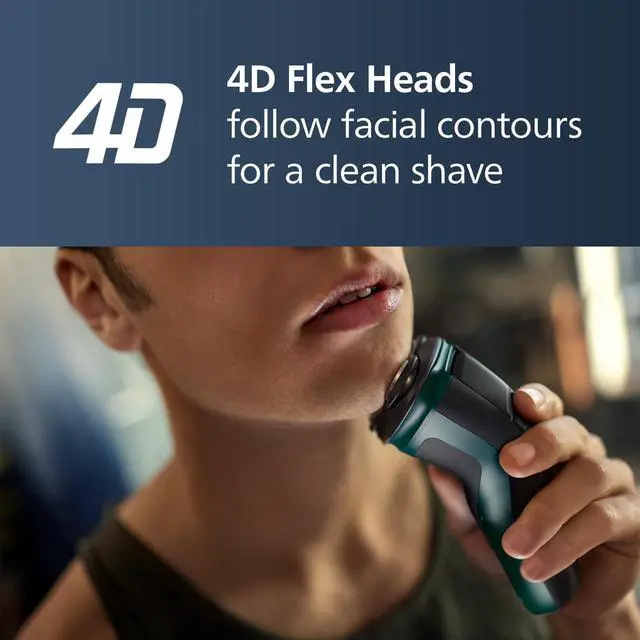 Alt view image 4 of 7 - 2600 Electric Shaver, Dark Forest Green