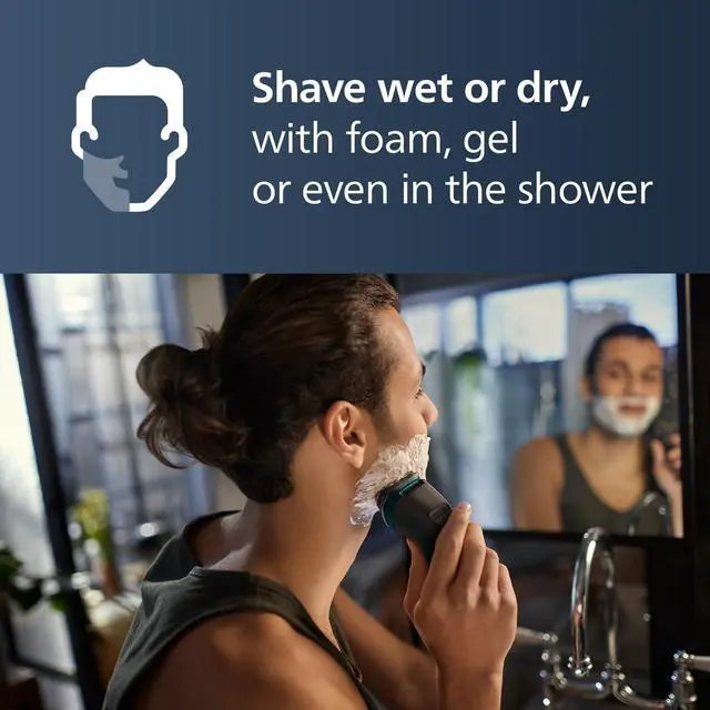 Alt view image 7 of 7 - 2600 Electric Shaver, Dark Forest Green