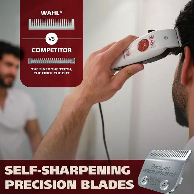 Alt view image 3 of 7 - USA Classic Edition Corded Hair Clippers & Cordless Hair Trimmer for Men, Women & Children POWERDRIVE Motor for Smooth, Consistent Haircutting & Touch-Up Trimmer Model 3029167