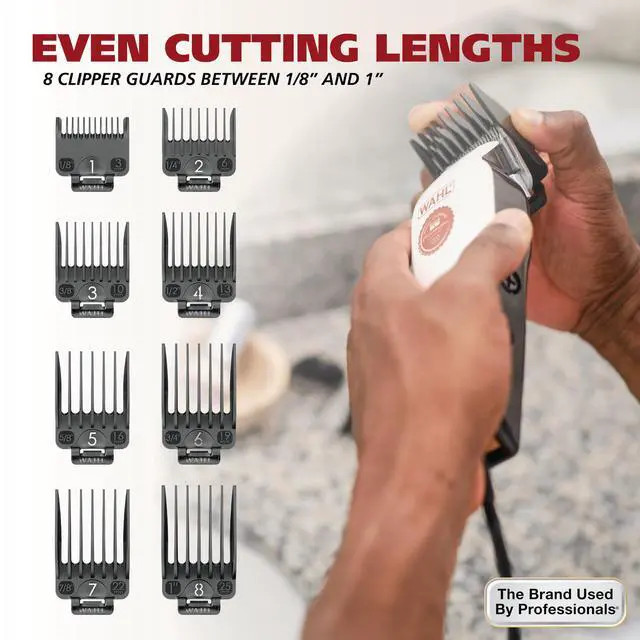 Alt view image 6 of 7 - USA Classic Edition Corded Hair Clippers & Cordless Hair Trimmer for Men, Women & Children POWERDRIVE Motor for Smooth, Consistent Haircutting & Touch-Up Trimmer Model 3029167