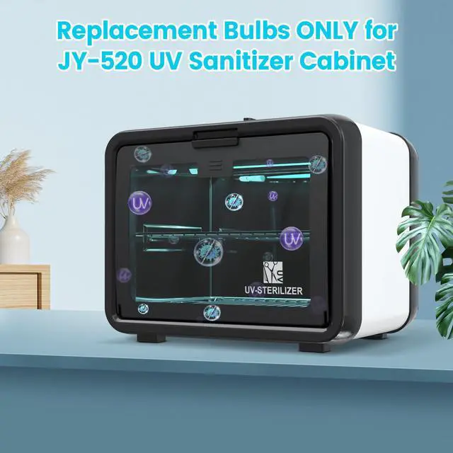 Alt view image 3 of 5 - Replacement Bulbs Only for JY-520 UV Sanitizer Cabinet 6 Watt T5 UV Lamps 2 PCS