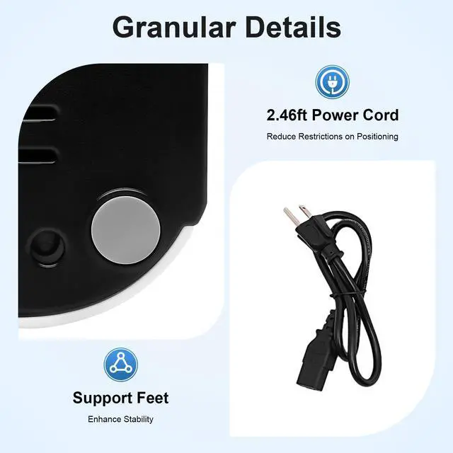 Alt view image 6 of 7 - Instant Hot Water Dispenser, 1500W Electric Kettles, Countertop Instant Water Dispenser with 5 Temperatures & 2 Water Volume, Ideal for Home, Coffee Shop, Tea House