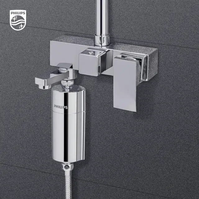 Alt view image 4 of 7 - Shower Filter AWP1775CH/37, Water Softener for Hard Water, Shower Filtration with Double Mesh, Reducing Chlorine/Impurities/Rust Sediments for Handheld Showerhead, NSF Certified, Chrome