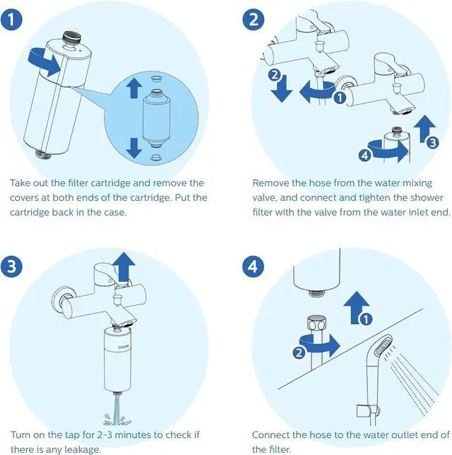 Alt view image 6 of 7 - Shower Filter AWP1775CH/37, Water Softener for Hard Water, Shower Filtration with Double Mesh, Reducing Chlorine/Impurities/Rust Sediments for Handheld Showerhead, NSF Certified, Chrome