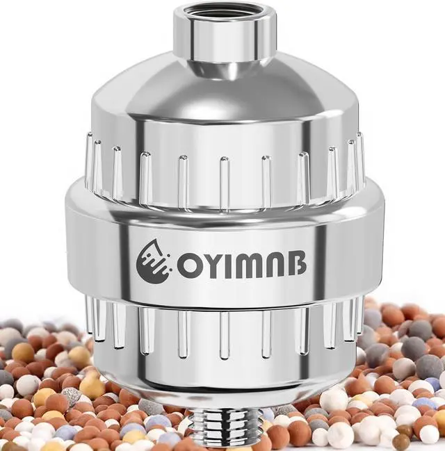 Main image of High Output Revitalizing Shower Filter Rich in KDF55,Hard Water Softener Removes 99% Chlorine,Fluoride,Lead & Chemicals,Reduces Eczema &Dandruff,Prevents Scale,Revitalizes Skin & Hair,Nails, Chrome