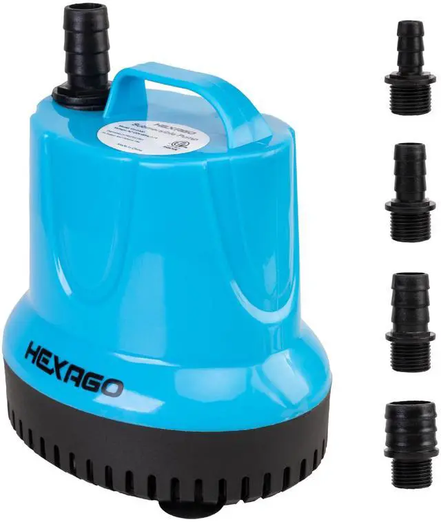 Main image of 400GPH Submersible Water Fountain Pump, 40W Small Sump Pump with 8FT High Lift, Aquarium Pumps for Outdoor Pond, Hydroponic, Statuary, Waterfall, Aquarium, Fish Tank