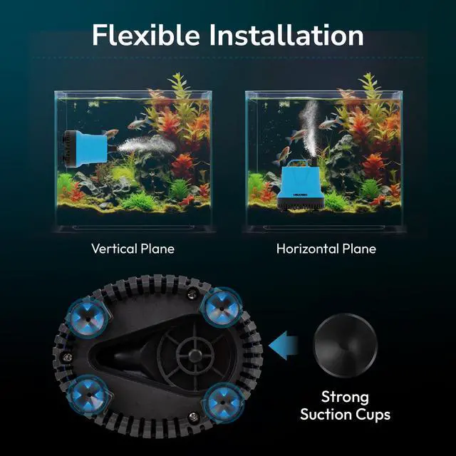 Alt view image 6 of 7 - 400GPH Submersible Water Fountain Pump, 40W Small Sump Pump with 8FT High Lift, Aquarium Pumps for Outdoor Pond, Hydroponic, Statuary, Waterfall, Aquarium, Fish Tank