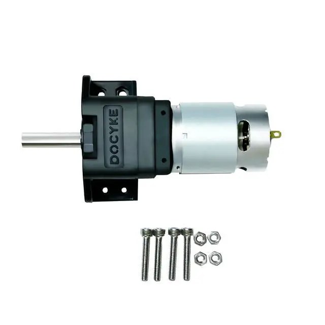 Alt view image 2 of 7 - 6-22v 200W DC Planet Gear Motor 90kg.cm High Torque Mini Metal Geared Motor for DIY Robot Rotating Table Door Lock Curtain Machine