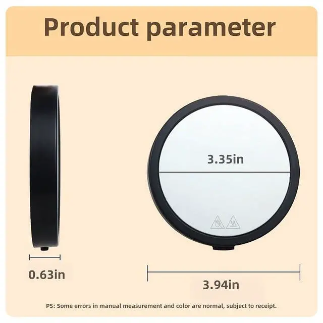 Alt view image 2 of 6 - Cup Warmer Thermostatic Heating Coaster Set Milk Coffee Office Home Warmer (White)