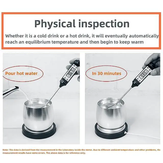 Alt view image 4 of 6 - Cup Warmer Thermostatic Heating Coaster Set Milk Coffee Office Home Warmer (White)