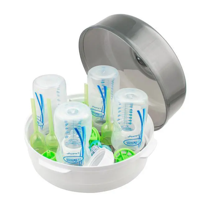 Alt view image 5 of 7 - Microwave Steam - for Baby Bottles, Nipples, Bottle Parts, Pacifiers, Teethers and Breast Pump Parts