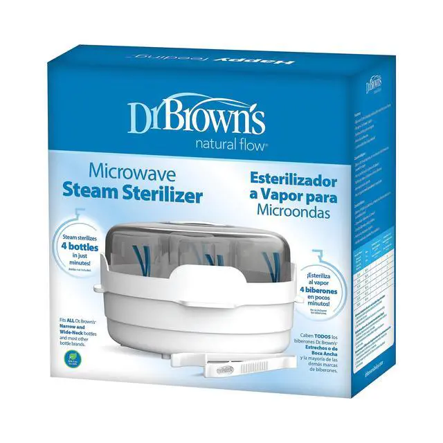Alt view image 6 of 7 - Microwave Steam - for Baby Bottles, Nipples, Bottle Parts, Pacifiers, Teethers and Breast Pump Parts
