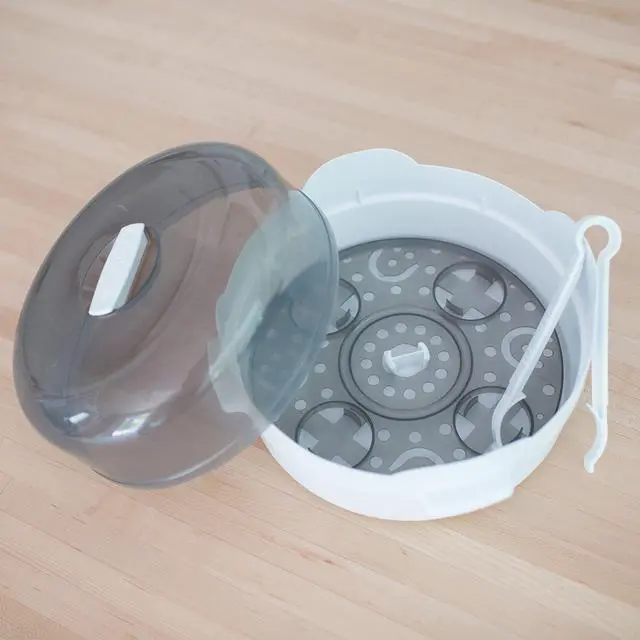 Alt view image 7 of 7 - Microwave Steam - for Baby Bottles, Nipples, Bottle Parts, Pacifiers, Teethers and Breast Pump Parts