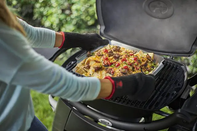 Alt view image 6 of 7 - Deluxe Grilling Basket Stainless Steel Grill Basket for Vegetables, Seafood & Small Foods, Durable BBQ Cooking Accessory for Charcoal and Gas Grills