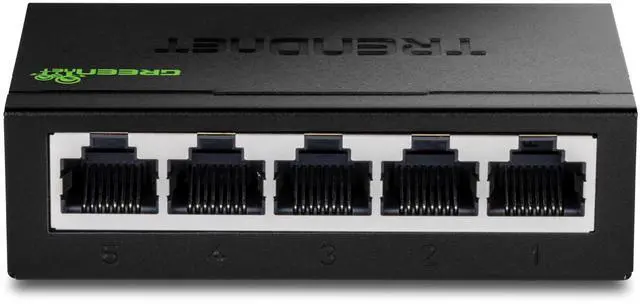 Alt view image 6 of 6 - 5 Port Mini Gigabit Switch, TEG-S50g, GREENnet Technology, NDAA + TAA Compliant, Desktop Metal Ethernet Network Switch, 5 x Gigabit Ports, Fanless, Lifetime Protection, Black