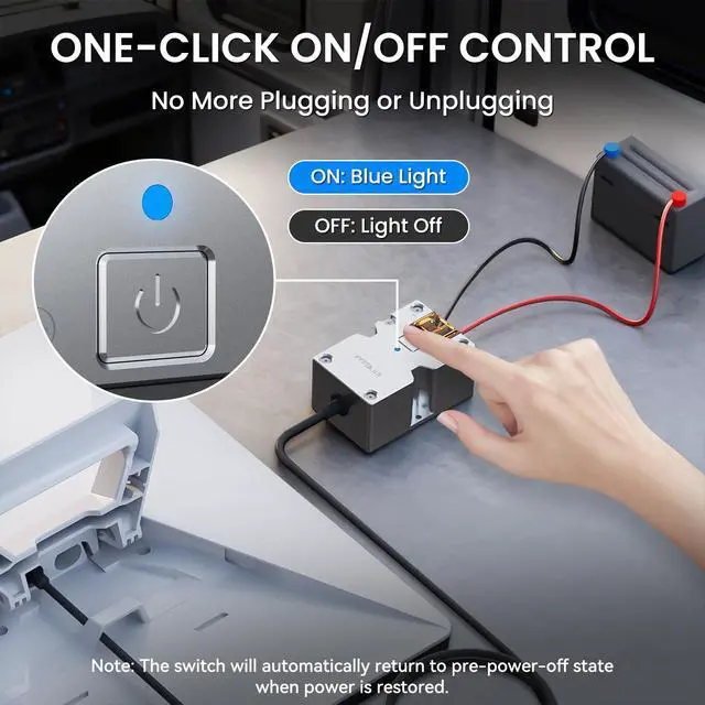 Alt view image 6 of 7 - Mini 12V Adapter, DC Step Up Converter 12-24V to 28V 3.5A with On/Off Switch for Starlink Mini DC Power Supply Cable Battery Pack, Starlink Mini Accessories for RV/Truck/Boat/Outdoor Use