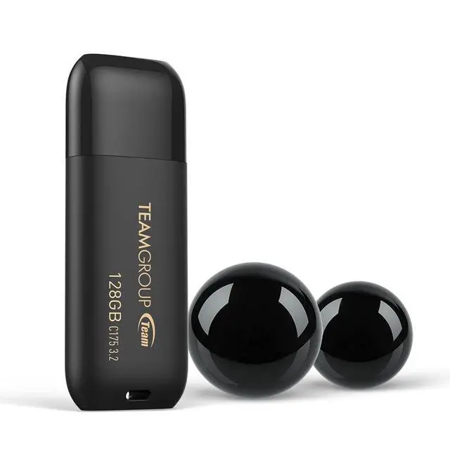 Alt view image 3 of 7 - C175 128GB USB 3.2 Gen1 (USB 3.1/3.0) Read 100MB/s Flash Thumb Drive, Memory Stick Compatible with Computer/Laptop Matte Black TC1753128GB01