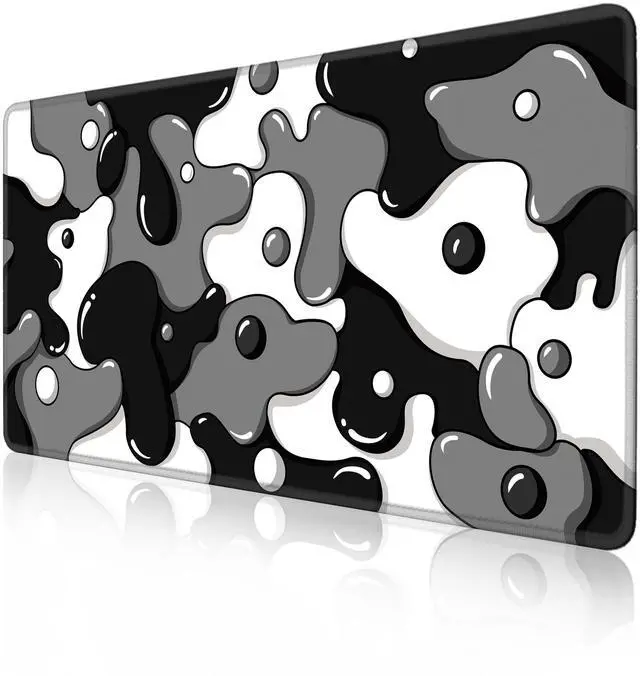 Main image of ® Gaming Mouse Pad for Desk,Large Cute Black White Mousepad Laptop,Japanese Grey Anime Mouse Mat,Long XXL Waterproof Keyboard Pads,Big Non-Slip Mouse Pads for Game Office Home31.5 x 15.7 in