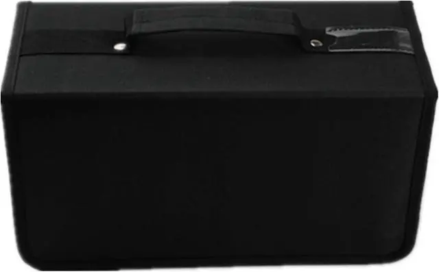 Alt view image 3 of 6 - CD/DVD Case Holder Organizer Wallet Sleeves Booklet Binder,Storage 168 Capacity Disc(Black)