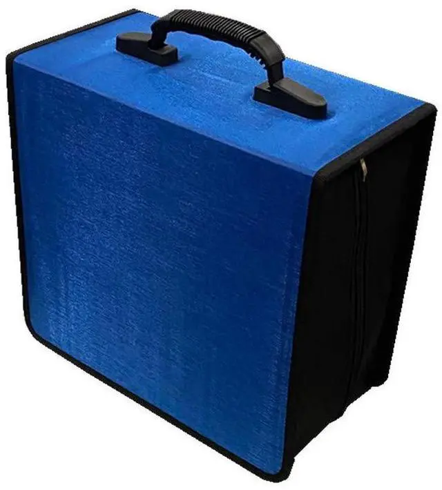 Main image of CD/DVD Case Holder Organizer Wallet Sleeves Booklet Binder,Storage 400 Capacity Disc(Blue)