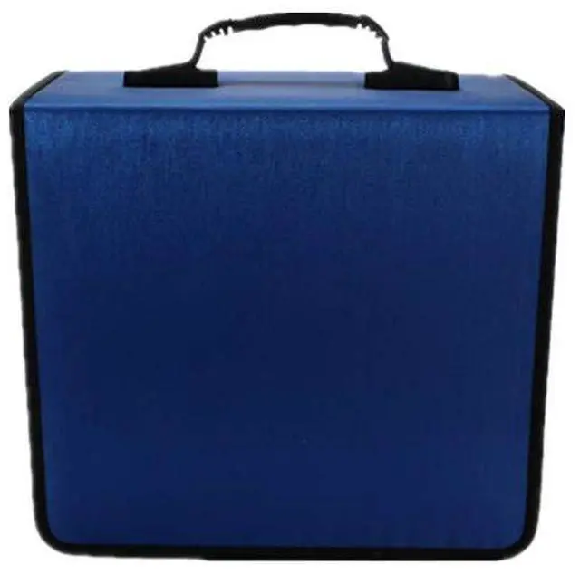 Alt view image 3 of 6 - CD/DVD Case Holder Organizer Wallet Sleeves Booklet Binder,Storage 400 Capacity Disc(Blue)