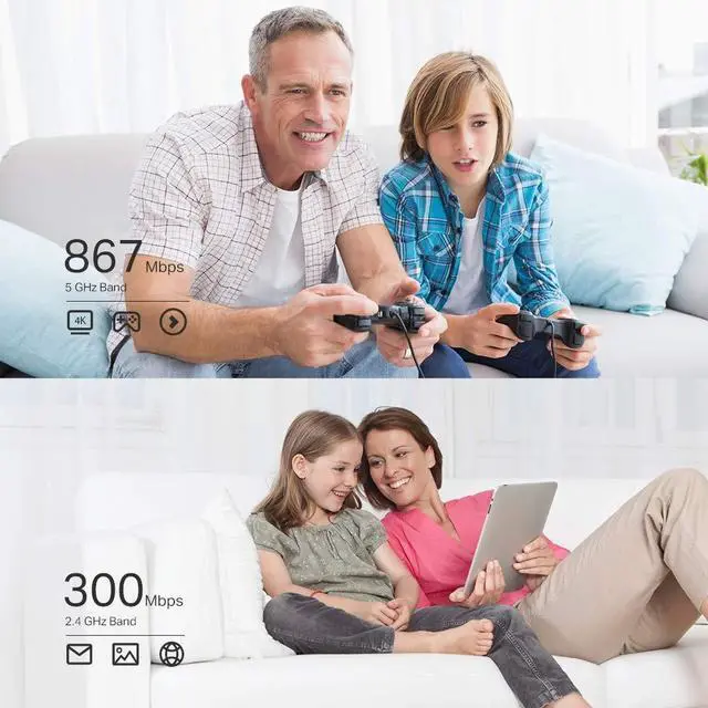 Alt view image 4 of 5 - Archer T4E AC1200Mbps Dual-Band Wireless WiFi Adapter for PC with Two Antennas, PCIe WiFi Card for Desktop, Low-Profile Bracket Included, Supports Windows 11/10/8.1/8/XP (32/64 bit)