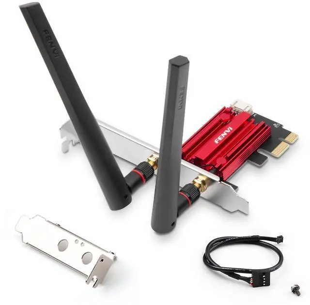 Main image of AC1200 PCIe WiFi Card for Desktop PC with Bluetooth Dual Band Wireless Network Card, 2.4GHz and 5GHz, High Gain Antennas, Supports Windows 10/11 for Gaming and Streaming
