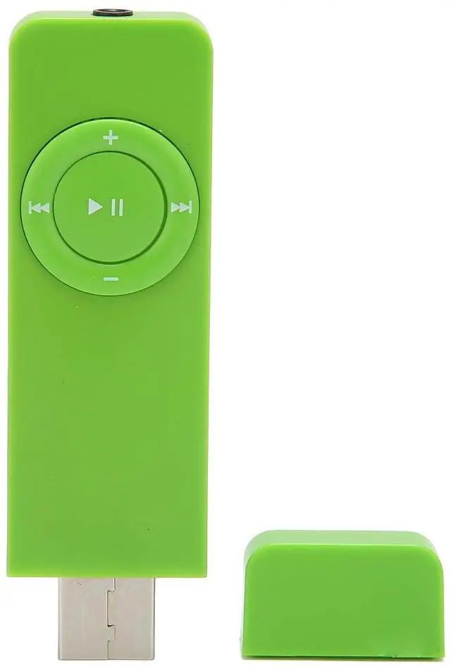 Main image of MP3 Player, ABS Mini MP3 Music Player Built in 180mAh Battery, Portable Music Player Support Up to 64GB, for Students Running Travel (Green)