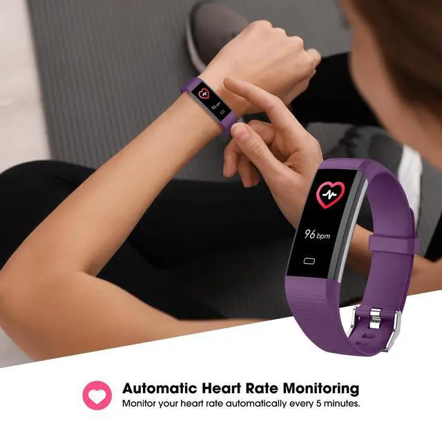 Alt view image 5 of 7 - Fitness Tracker with Heart Rate Blood Oxygen Monitor, Activity Tracker Sleep Monitor Health Tracker, Smart Watch Pedometer Step Calories Counter, Fitness Watches for Men Women