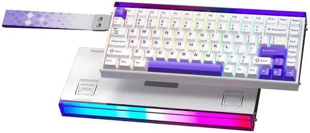 Main image of Hero 84 HE - 75% Mechanical Gaming Keyboard Wired, Magnetic Switches Hot Swappable Hall Effect Keyboard, Rapid Trigger Mode 8000Hz Polling Rate, RGB Neon Light Box, Gamers Keyboards for PC/Mac