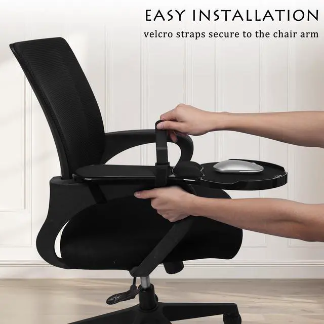 Alt view image 5 of 7 - Ergonomic Arm Rest Mouse Pads for Chairs,Mouse pad Chair Attachment