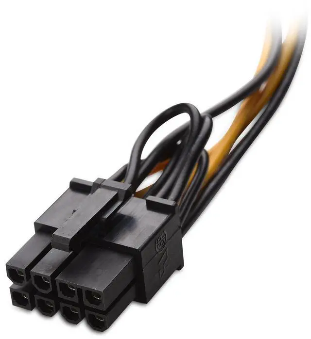 Alt view image 3 of 4 - 2-Pack 8 Pin to SATA Power Cable (SATA to 8 Pin PCIe) - 5 Inches