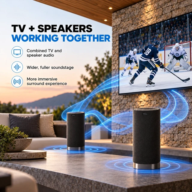 Alt view image 5 of 7 - Titan Weatherproof Z100 Wireless Speaker