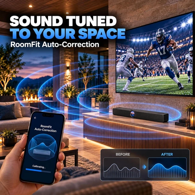 Alt view image 5 of 7 - Titan Weatherproof Soundbar Matte Black