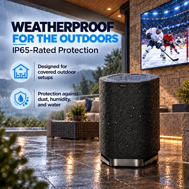 Alt view image 7 of 7 - Titan Weatherproof Z100 Wireless Subwoofer