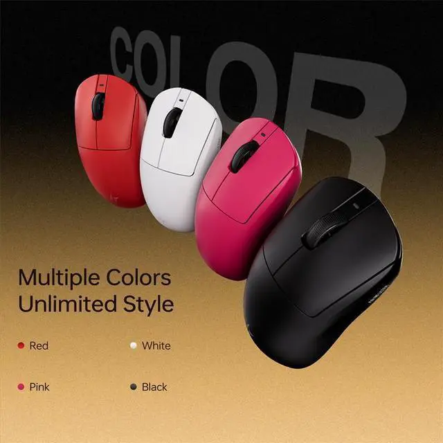 Alt view image 5 of 6 - ATK Dragonfly A9 NB Lightweight Wireless Gaming Mouse, PAW3950 Ultra Sensor, 8K Polling, BK Custom Flagship Chip, 2.4G + Dock Charging, Optical Switches, Symmetrical Design White