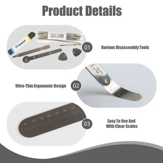 Alt view image 3 of 7 - 14PCS Stainless Electronics Repair Tool Kit,Prying Opening Repair Tool Kit,Small Precision Screwdriver Set,Applicable for Electronics Repairment,Ideal for Techs,Laptop Repair Enthusiasts