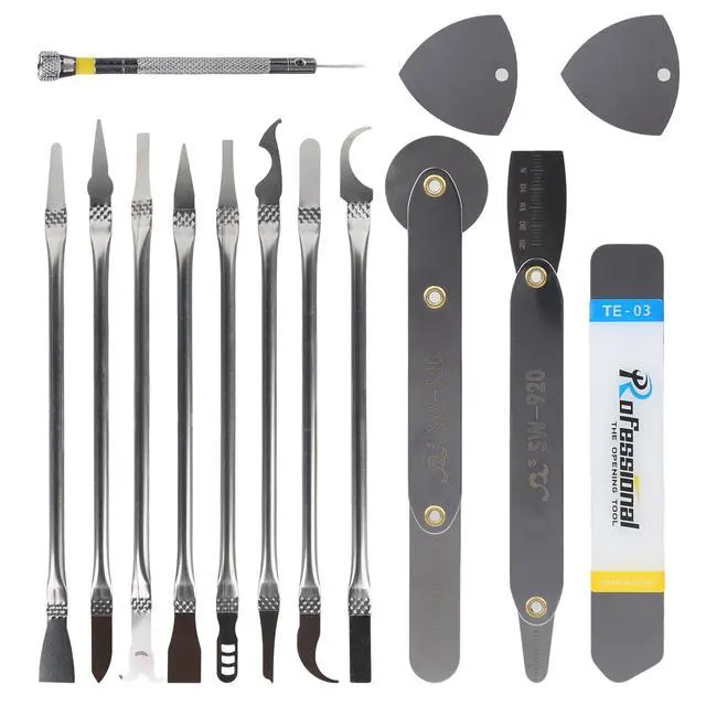 Alt view image 7 of 7 - 14PCS Stainless Electronics Repair Tool Kit,Prying Opening Repair Tool Kit,Small Precision Screwdriver Set,Applicable for Electronics Repairment,Ideal for Techs,Laptop Repair Enthusiasts