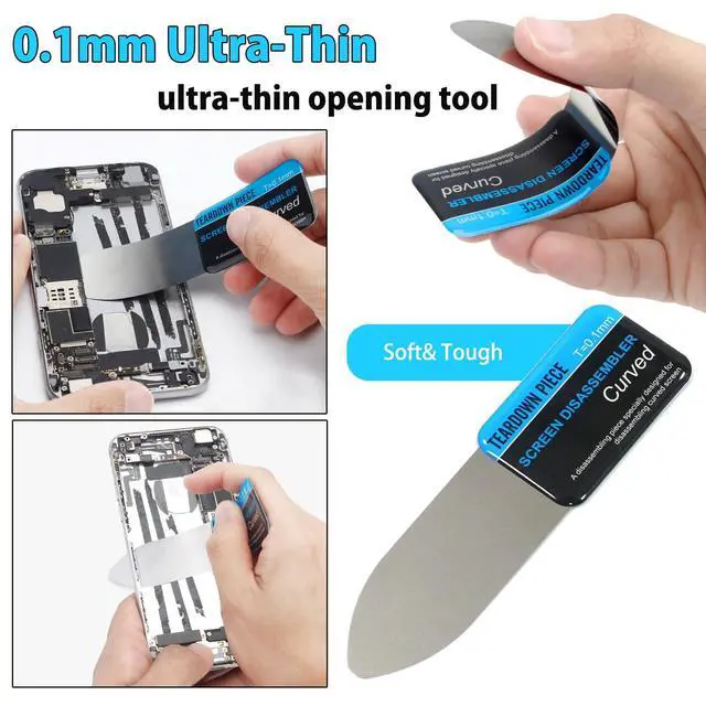 Alt view image 2 of 7 - Haojiaho Spudger Pry Tool Kit 14 Piece Opening Tool, Plastic & Metal Spudger Tool Kit, Ultra-Thin Prying & Open Tool for Phone, Laptop, Pad, Cell Phone, Tablet, Computer, Electronics Repair